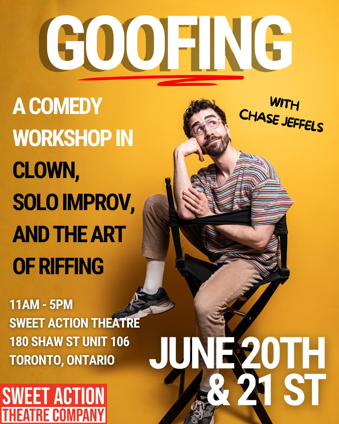 Goofing Workshop Poster
