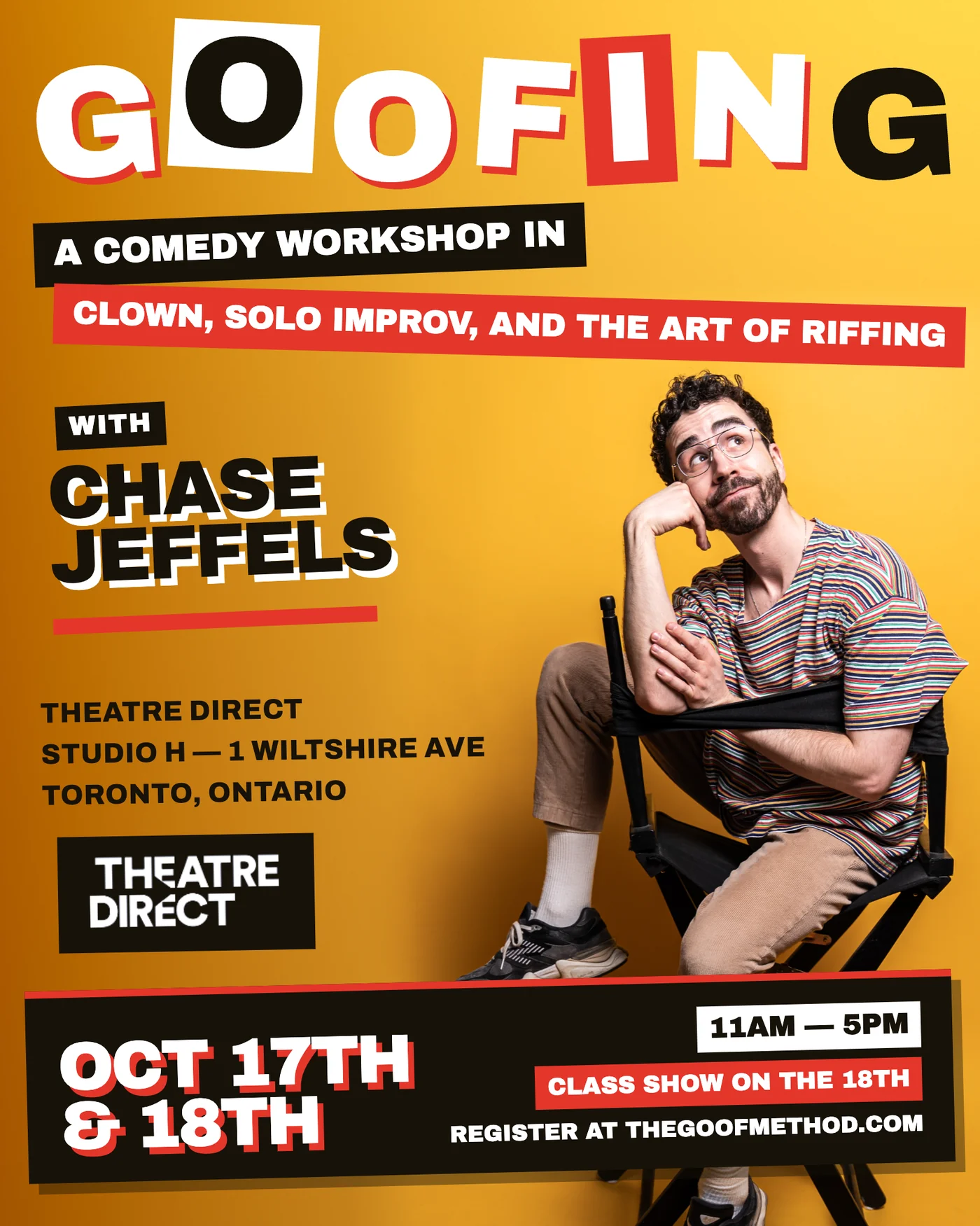 Goofing — A Weekend Intensive with Chase Jeffels